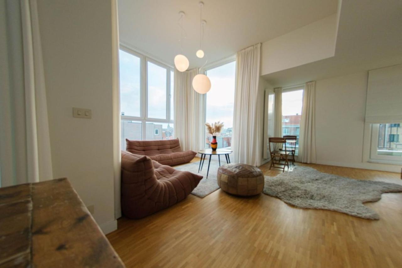 Апартаменты Stijlvolle En Lichtrijke Design Penthouse Met Prachtig Uitzicht Te Wenduine Де-Хаан Экстерьер фото